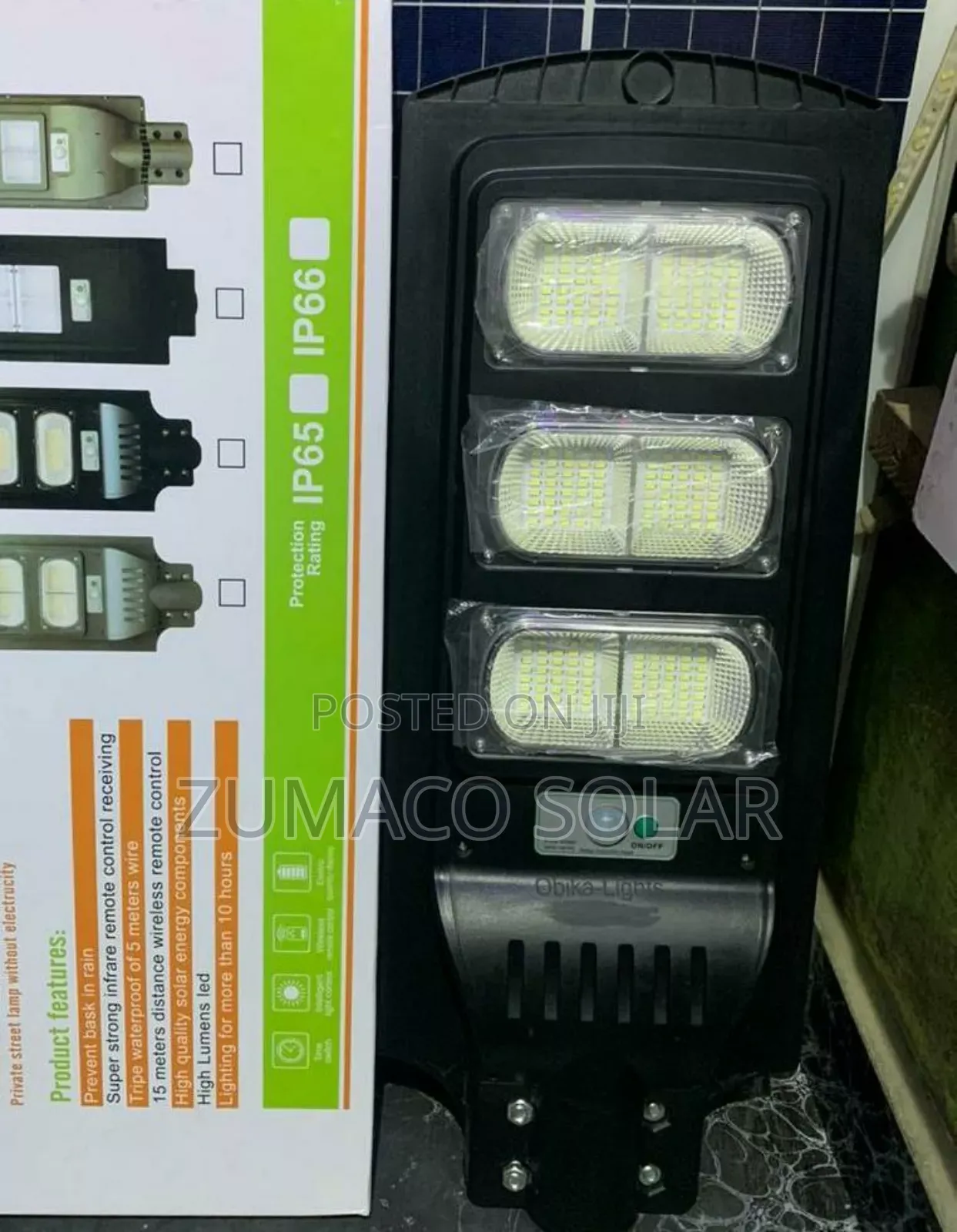 400watts solar light.